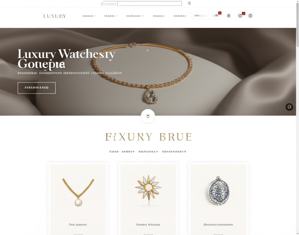 Refonte du site e-commerce LuxuryBrands - Image 1