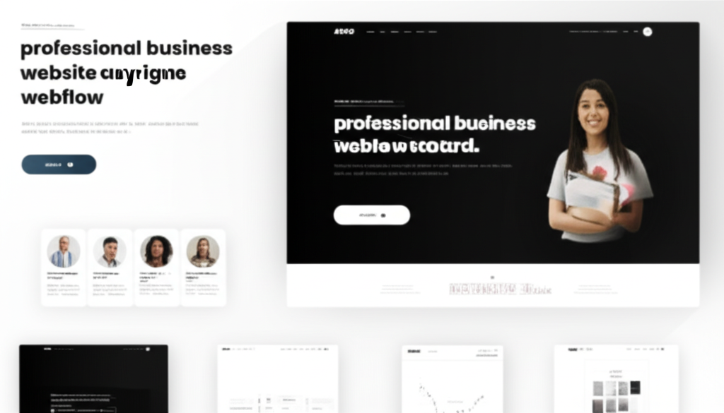 Site d'entreprise Webflow